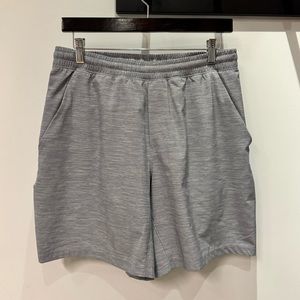 Lululemon Pace Breaker Lined 7” Shorts in Heather Grey